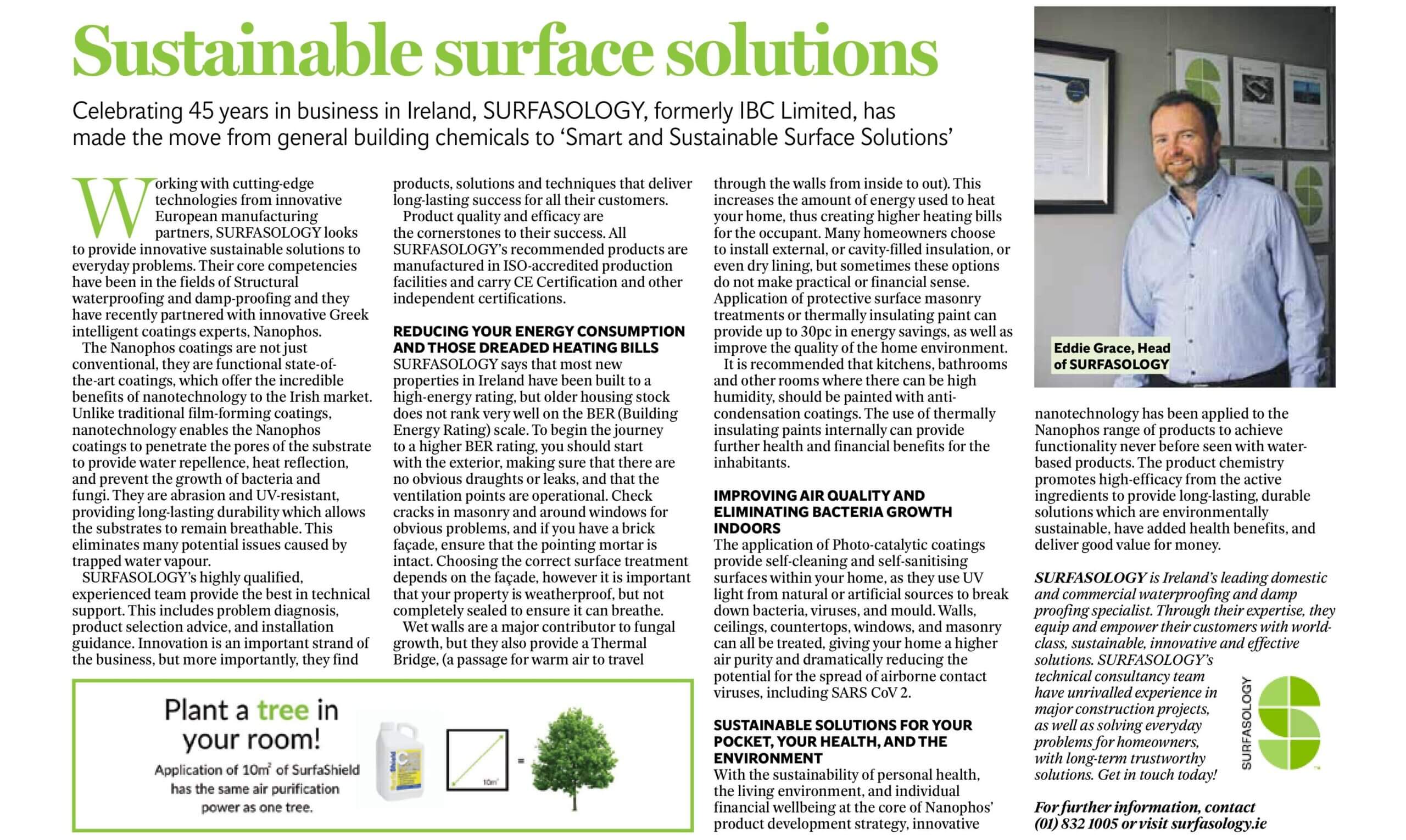 sustainable surface solutions